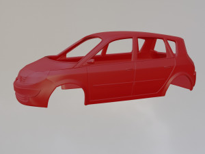 Renault Scenic MK2 3D Print Model