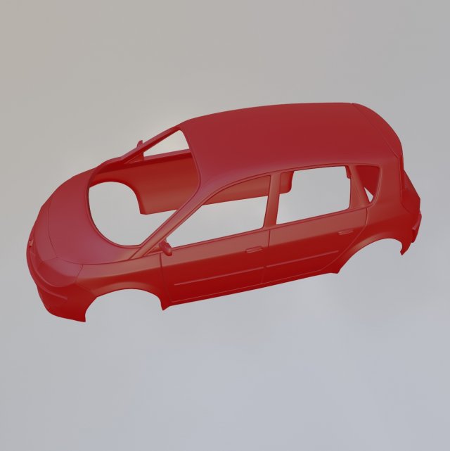 Renault Scenic MK2 3D Print Model in Vehicle 3DExport
