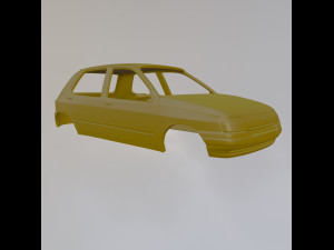 Renault Clio MK1 3Doors Modelo de Impressão 3D
