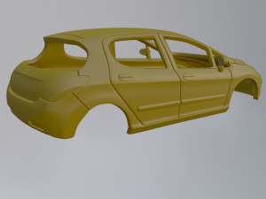 Peugeot 308 3Dプリントモデル
