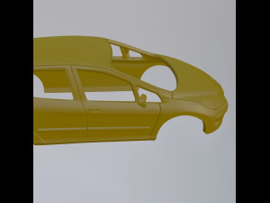 Peugeot 308 3Dプリントモデル