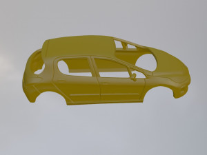 Peugeot 308 3Dプリントモデル