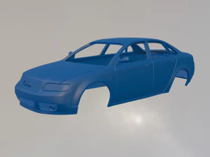 アウディ A4 B6 3Dプリントモデル
