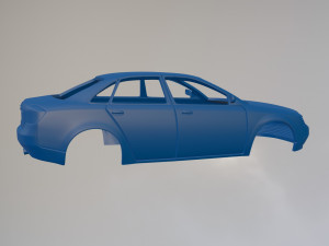Audi A4 B6 Modello di stampa 3D