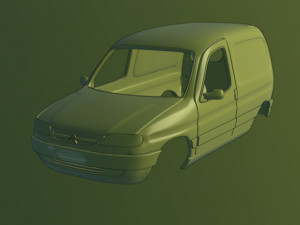 Citroen Berlingo 3D Print Model