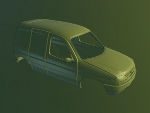Citroen Berlingo 3D 프린트 모델