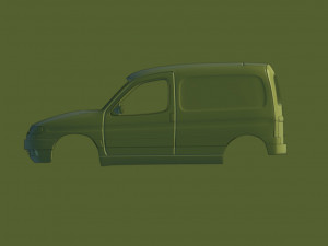 Citroen Berlingo 3D 프린트 모델