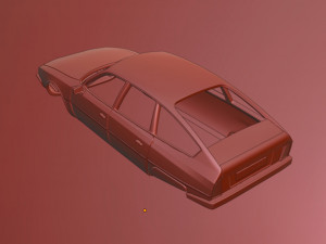 Citroen CX 3Dプリントモデル