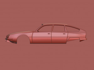 Citroen CX 3Dプリントモデル