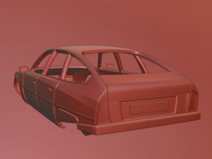 Citroen CX 3Dプリントモデル