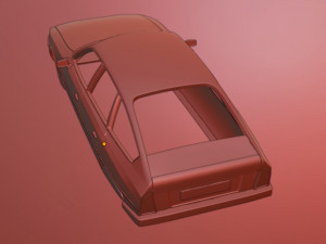 Citroen CX 3Dプリントモデル