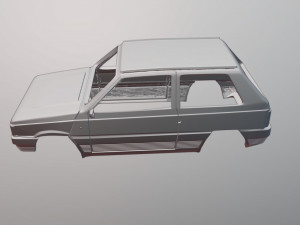 Fiat Panda 3D Baskı Modeli