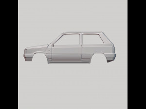Fiat Panda 3D Baskı Modeli