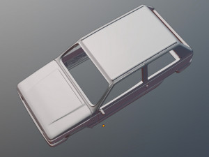 Fiat Panda 3D Baskı Modeli