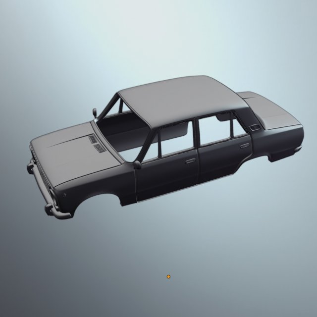 Lada 1200 3D प्रिंट मॉडल .c4d .max .obj .3ds .fbx .stl .blend 