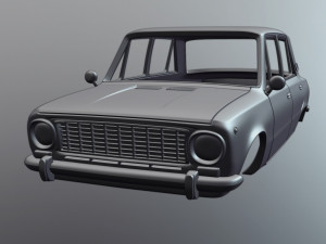 Lada 1200 3D प्रिंट मॉडल