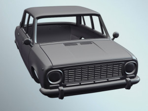 Lada 1200 3D प्रिंट मॉडल