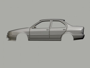 NISSAN PRIMERA P10 Model do druku 3D