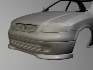Opel Astra G 3doors Hatchback 3D 打印模型
