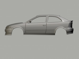 Opel Astra G 3doors Hatchback 3D 打印模型