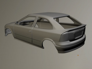 Opel Astra G 3doors Hatchback 3D 打印模型