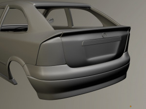 Opel Astra G 3doors Hatchback 3D 打印模型