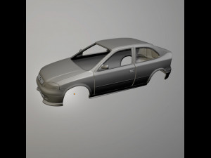 Opel Astra G 3doors Hatchback 3D 打印模型