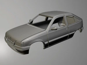 Opel Kadett E 3D Print Model