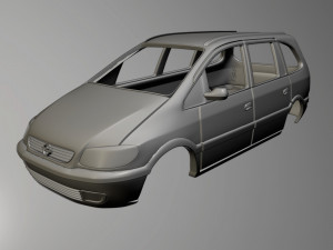 Opel Zafira A Modelo de Impressão 3D