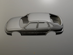 SAAB 9-3 Combi 3D प्रिंट मॉडल