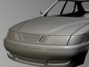 SAAB 9-3 Combi 3D प्रिंट मॉडल