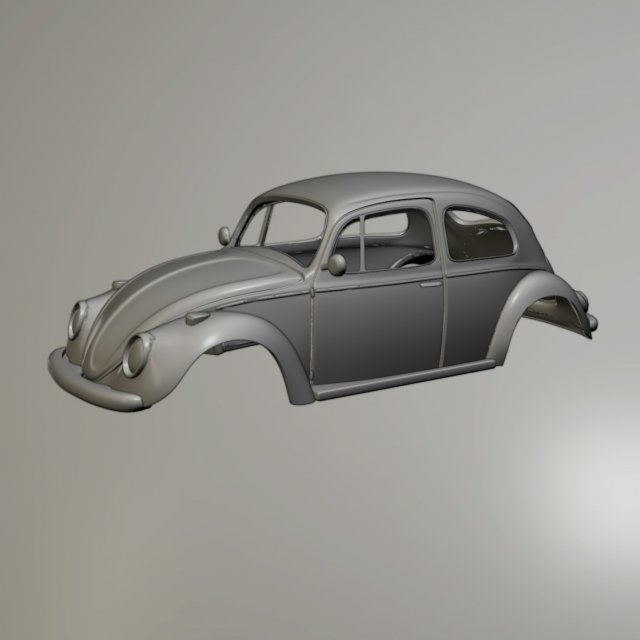 Volkswagen Beetle 1st Gen 3D Print Model in Vehicle 3DExport