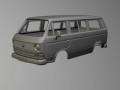 Volkswagen Transporter T3 3D Print Model