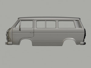 Volkswagen Transporter T3 Model do druku 3D