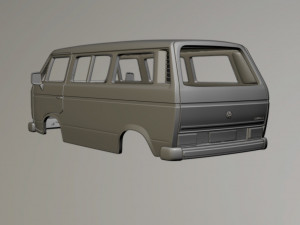 Volkswagen Transporter T3 Model do druku 3D