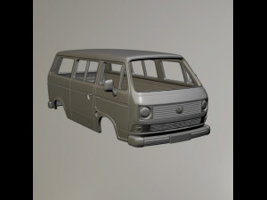 Volkswagen Transporter T3 Model do druku 3D