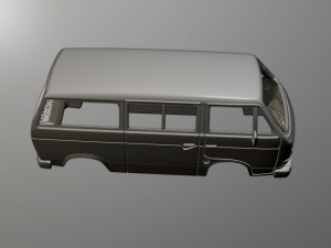 Volkswagen Transporter T3 Model do druku 3D