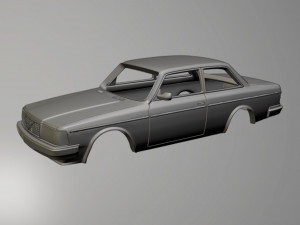 Volvo 242 DL 3D 打印模型