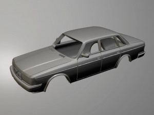 Volvo 244 DL 3D 打印模型