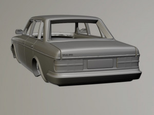 Volvo 244 DL 3D 打印模型