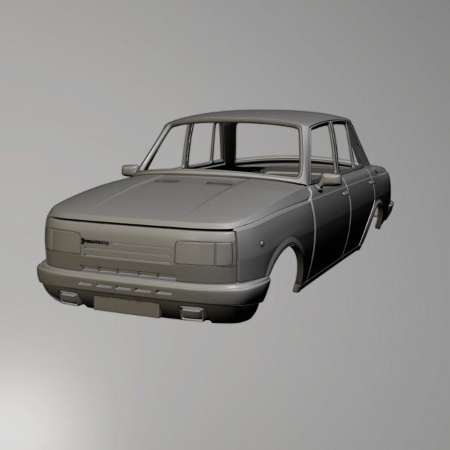 Waltburg 13 limousine Modelo de impresión 3D .c4d .max .obj .3ds .fbx .stl .blend