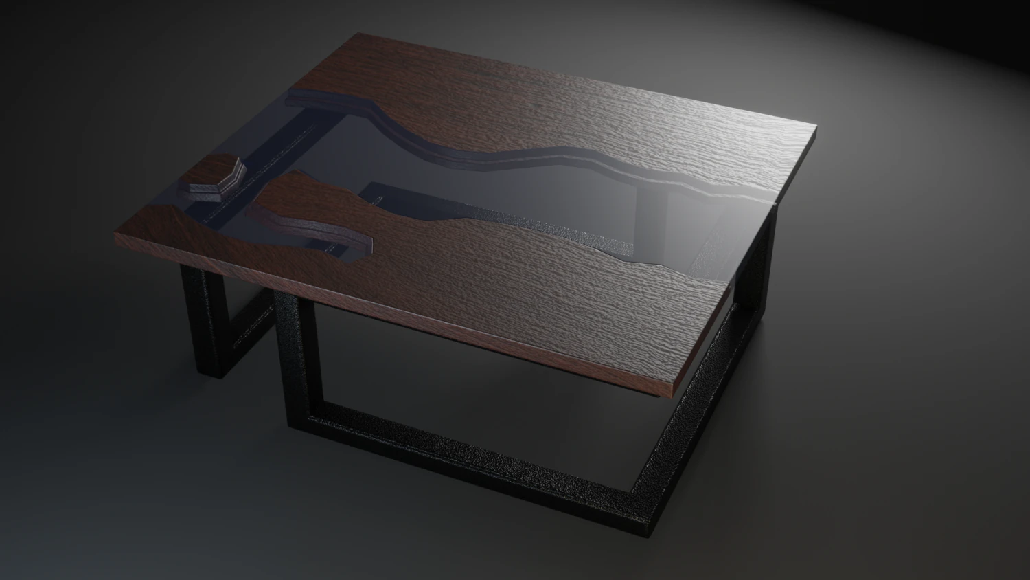 epoxy table 3D Model .c4d .max .obj .3ds .fbx .stl .blend 