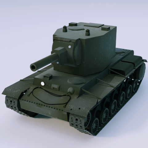 kw-2 3D Модель .c4d .max .obj .3ds .fbx .stl .blend