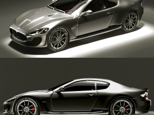 maserati grantourismo 3D मॉडल