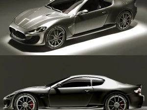 मासेराती ग्रांटुरिस्मो 3D मॉडल