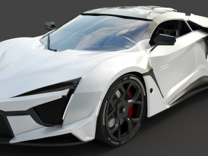 fenyr supersport wmotors white 3D-Modell