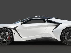 fenyr supersport wmotors white 3D-Modell