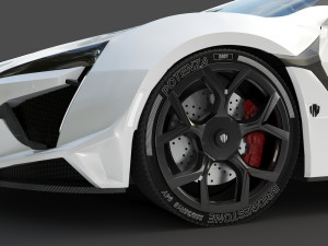 fenyr supersport wmotors white 3D-Modell