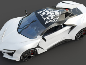 fenyr supersport wmotors white 3D-Modell
