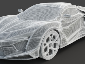 fenyr supersport wmotors white 3D-Modell